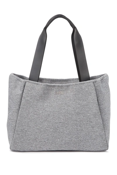 Shop Aimee Kestenberg Care Free Neoprene Tote Bag In Dusty Gray