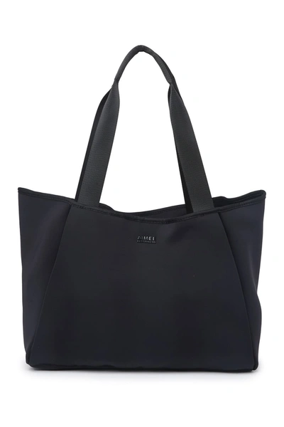 Shop Aimee Kestenberg Care Free Neoprene Tote Bag In Black