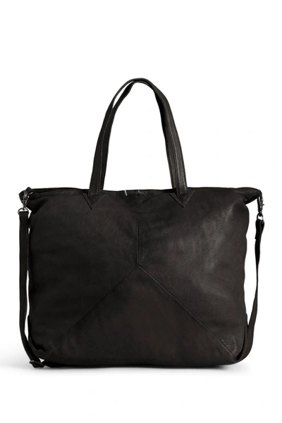 Shop Day & Mood Edith Leather Tote Bag In Black