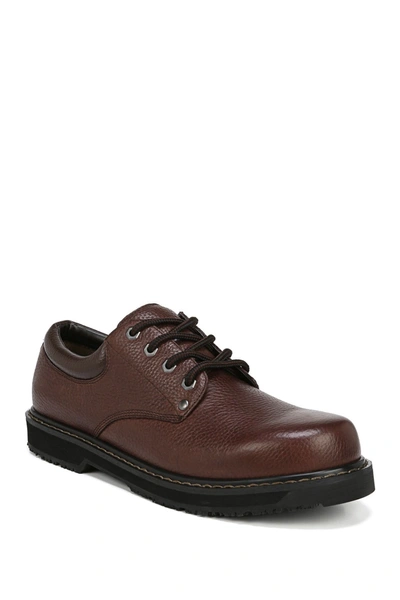 Shop Dr. Scholl's Harrington Ii Slip Resistant Oxford In Brown