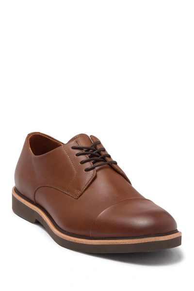 Shop Gentle Souls By Kenneth Cole Greyson Buck Leather Oxford In Cognac