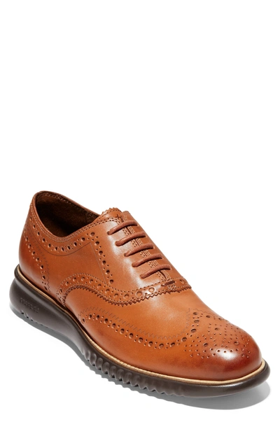 Shop Cole Haan 2 Zerogrand Wingtip Oxford Shoe In British Ta