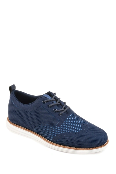 Shop Vance Co. Ezra Knit Dress Shoe In Blue