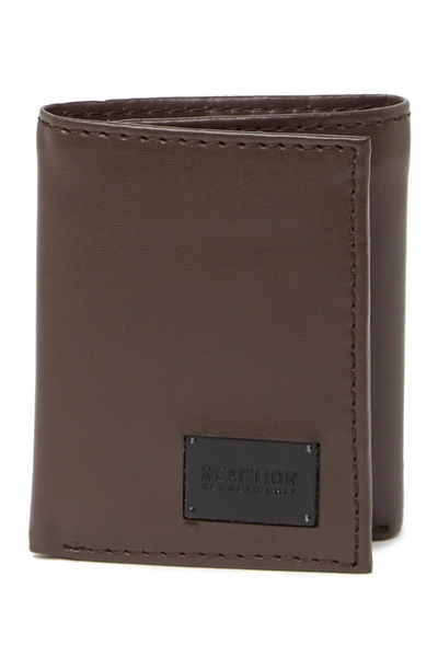 Shop Kenneth Cole Fifii Trifold Wallet In Brown