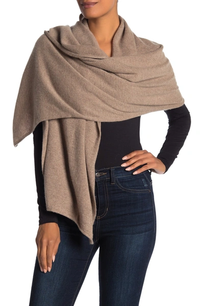Portolano Cashmere Wrap In Nile Brown