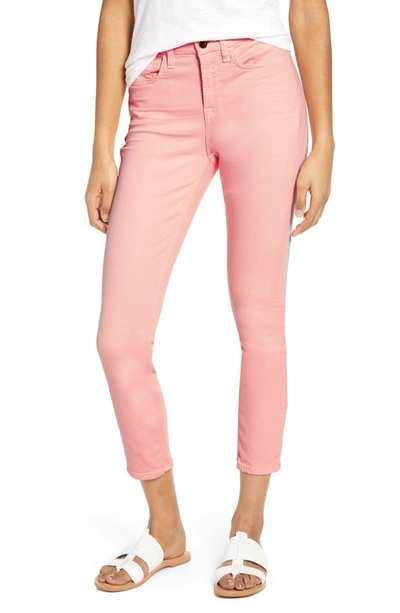 Shop Jen7 By 7 For All Mankind Ankle Crop Skinny Jeans In Sunwpnk
