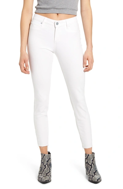 Shop Articles Of Society Carly Raw Crop Hem Skinny Jeans In Carlin