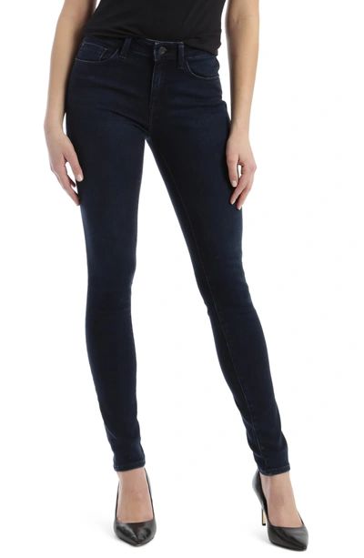 Shop Mavi Adriana Skinny Jeans In Deep Gold Pima