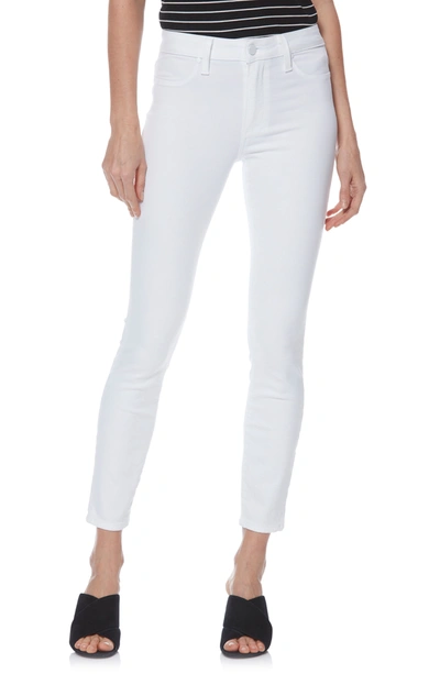 Shop Paige Hoxton Ankle Crop Skinny Jeans In Vividwhite