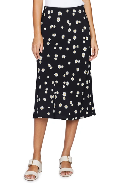 Shop Sanctuary Everyday Zebra Printed Midi Skirt In Black Daisy Chain