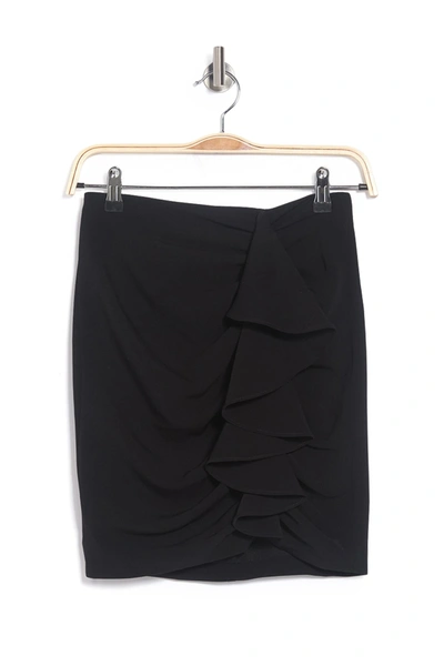 Shop Cinq À Sept Suri Ruffle Front Pencil Skirt In Black