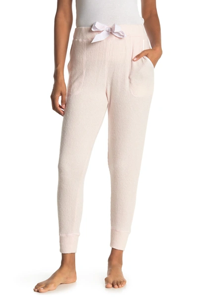 Shop Aéropostale Hacci Ribbed Knit Joggers In Rose Shadow