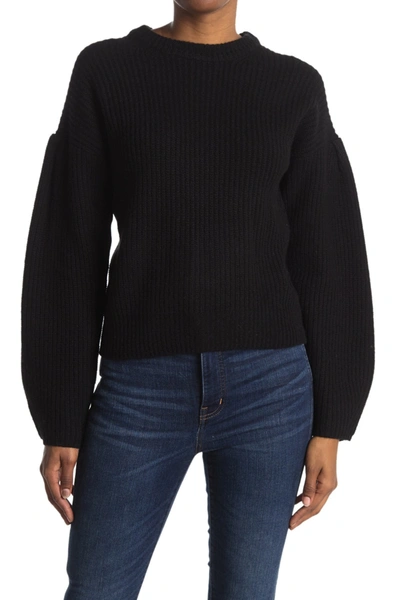 Shop 360cashmere Ambrose Crew Neck Sweater In Black