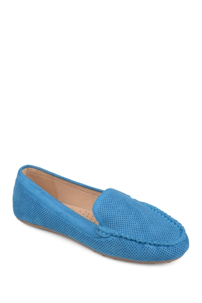 Shop Journee Collection Journee Halsey Loafer In Blue