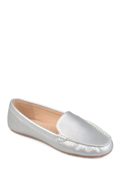 Shop Journee Collection Journee Halsey Loafer In Silver