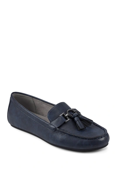 Shop Aerosoles Deanna Tassel Loafer In Navy