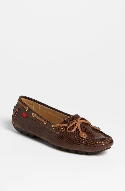 Shop Marc Joseph New York Cypress Hill Loafer In Mocha Gold Snake