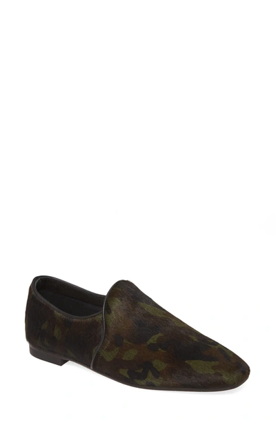 Shop Aquatalia Revy Genuine Calf Hair Loafer In Cameo