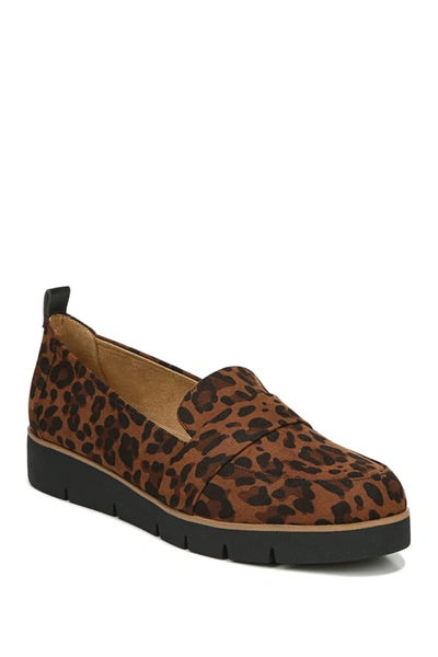 Shop Dr. Scholl's Webster Leopard Print Loafer In Brownblack Leopard