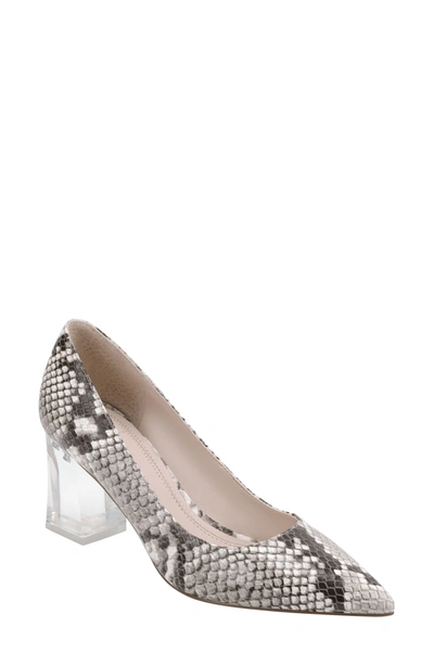 Shop Marc Fisher Ltd Zala Pump In Roccia Leather