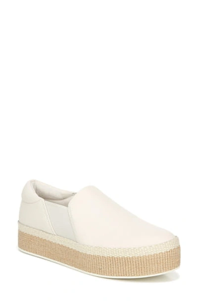 Shop Vince Wilden Flatform Espadrille Shoe In Off White