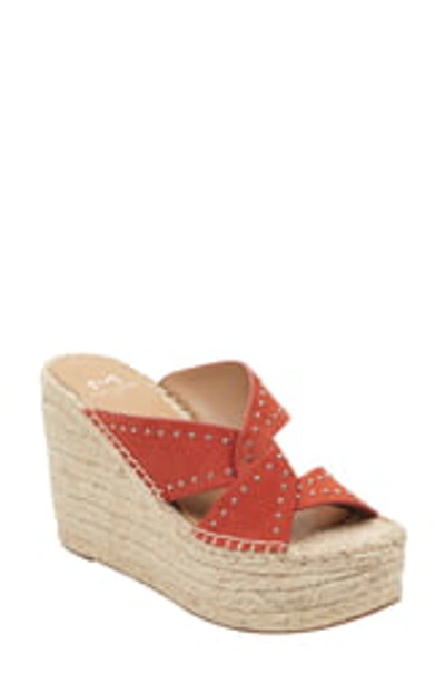 Shop Marc Fisher Ltd Angelina Espadrille Wedge Sandal In Orasu