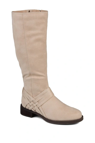 Shop Journee Collection Meg Boot In Stone