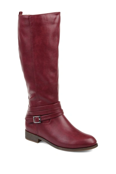 Shop Journee Collection Journee Ivie Tall Boot In Wine