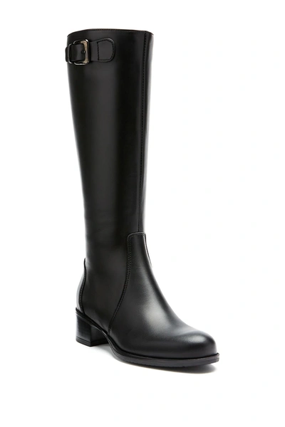 Shop La Canadienne Henley Waterproof Leather Boot In Black Leather