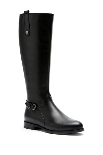 Shop La Canadienne Lanie Waterproof Leather Boot In Black Leather