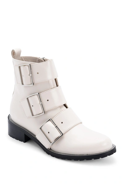 Shop Blondo Vera Waterproof Boot In Bone Leath