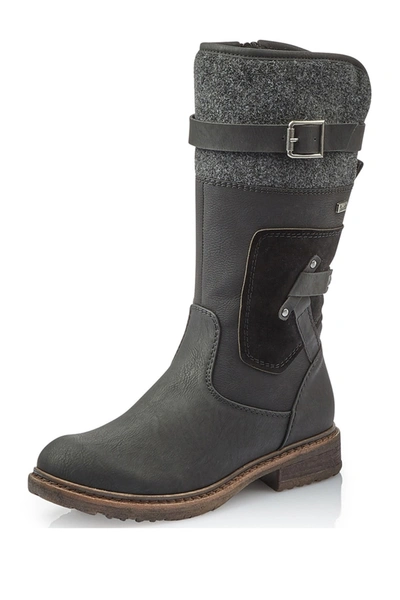 Shop Rieker Dominika Boot In Schwarz