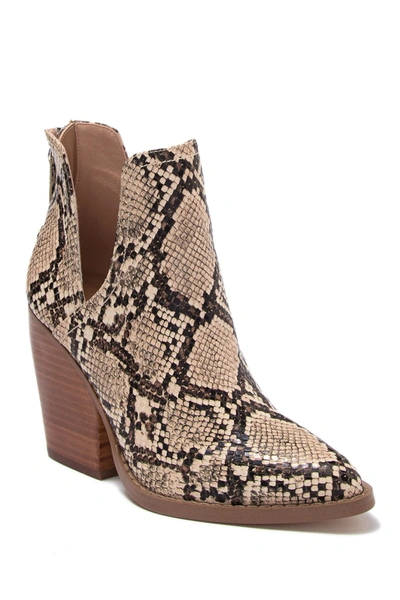 Shop Abound Kayla Ankle Boot In Natural Snake Pu