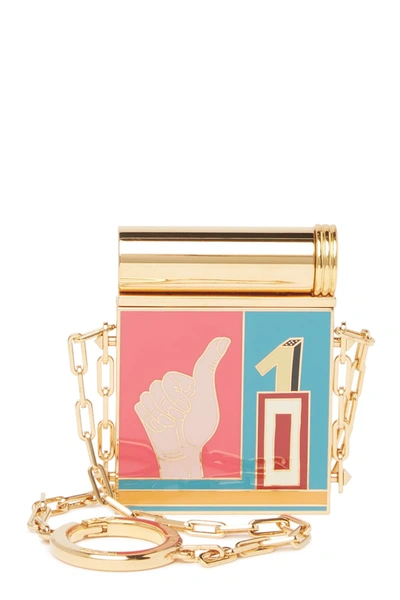 Shop Valentino Minaudiere Charm In Al Campione/al Campione