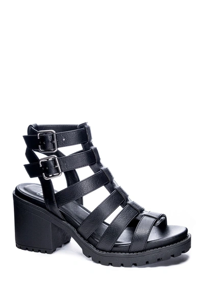 Shop Dirty Laundry Finnegan Block Heel Platform Sandal In Black