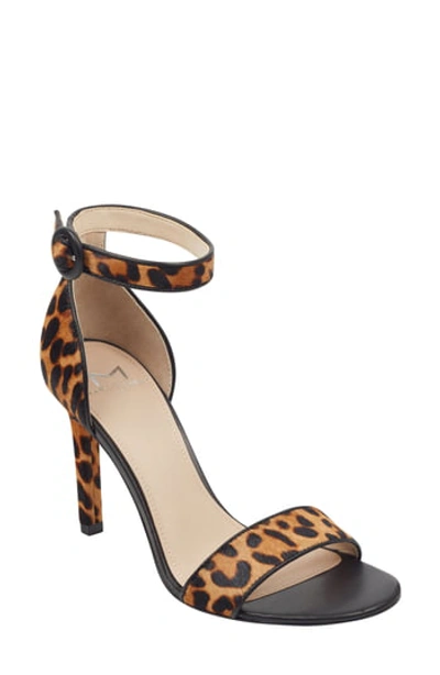 Shop Marc Fisher Ltd Kora Ankle Strap Genuine Calf Hair Sandal In Lbrpo