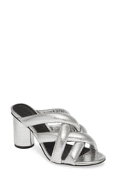 Shop Rebecca Minkoff Amandine Sandal In Silver