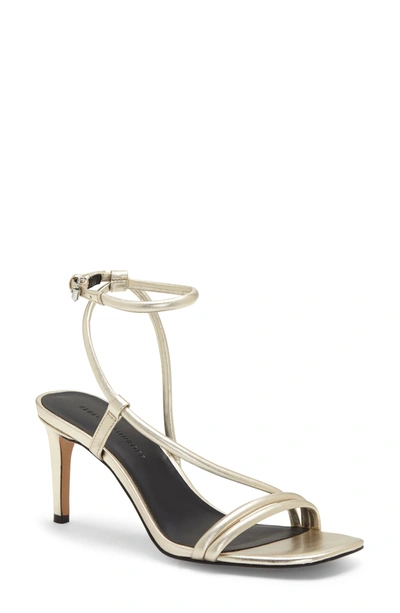 Shop Rebecca Minkoff Nanine Sandal In Gold 03