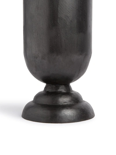 Shop Mad Et Len Gustave Matte Vase In Black
