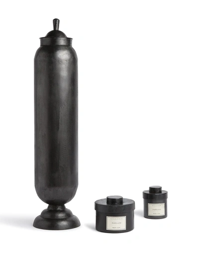 Shop Mad Et Len Gustave Matte Vase In Black