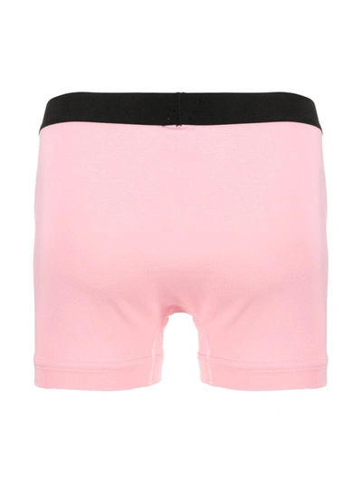 Shop Tom Ford Logo-waistband Boxers In Pink