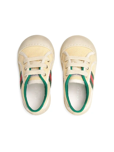 Shop Gucci Tennis 1977 Low-top Sneakers In White