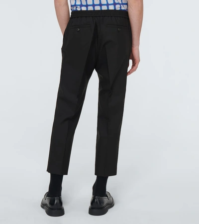 Shop Ami Alexandre Mattiussi Wool Pants In Black
