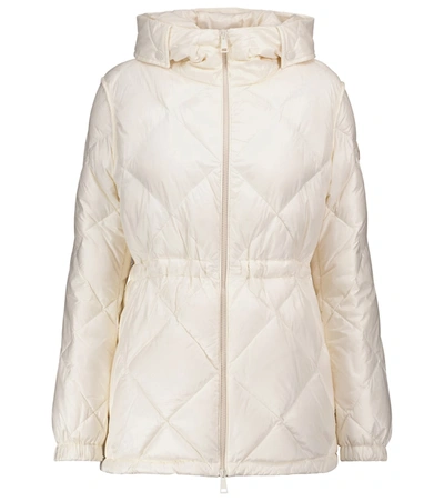 Shop Moncler Sargas Quilted Down Jacket In White