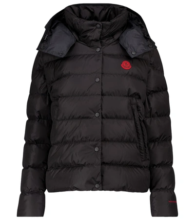 Moncler Hooded Recycled-fibre Quilted Down Jacket In Black | ModeSens