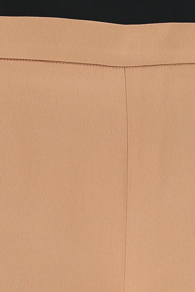 Shop Max Mara Camel Satin Ortisei Palazzo Pant  Nd  Donna 42