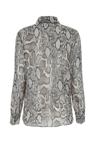 Shop Magda Butrym Printed Silk Shirt Nd  Donna 38f