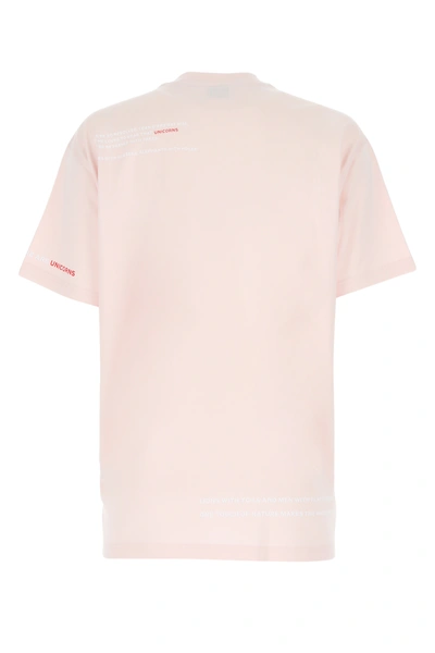 Shop Burberry Pastel Pink Cotton T-shirt Pink  Donna S