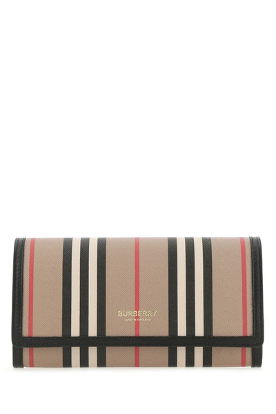 Shop Burberry Printed Fabric Wallet Nd  Donna Tu