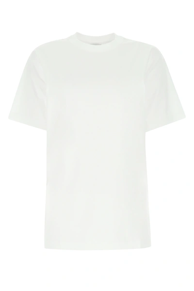 Shop Burberry White Cotton T-shirt  Nd  Donna M